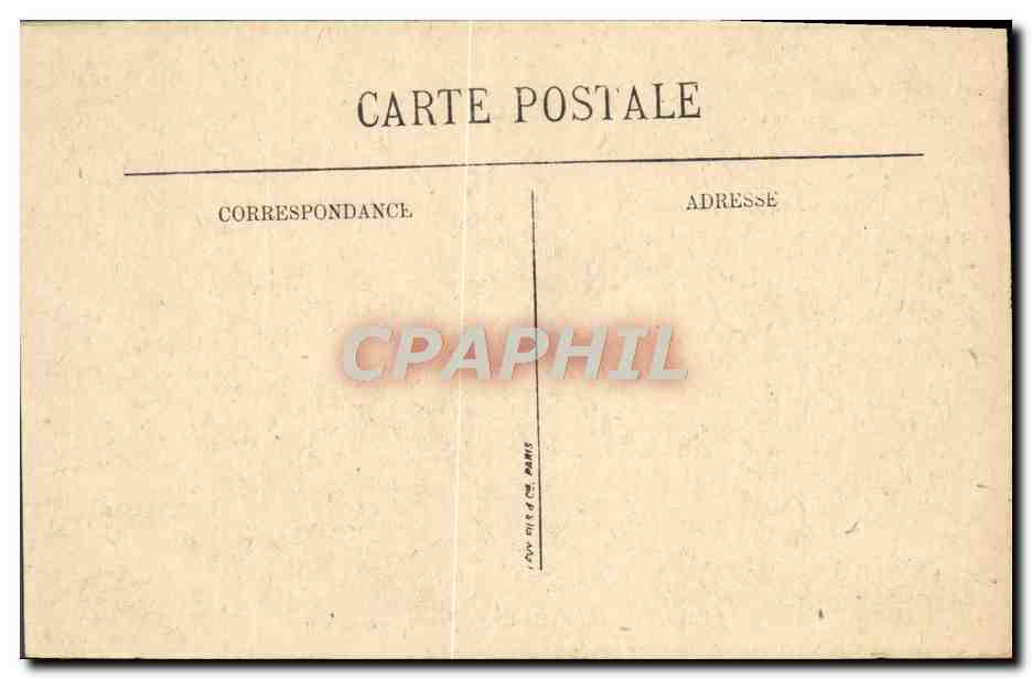Schlosspark Versailles — Bassin de Latone — Verlag unbekannt — Rückseite