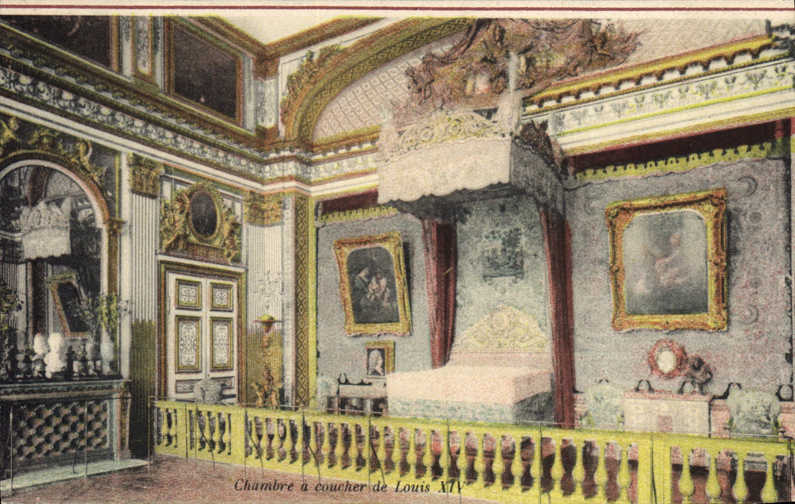 CPA Versailles Chambre a coucher de Louis XIV