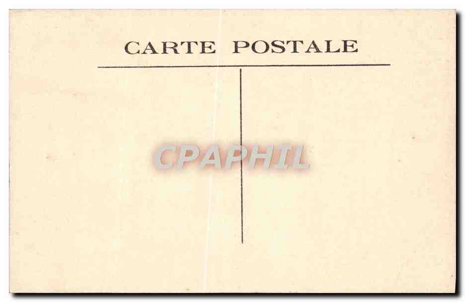 CPA Versailles Chambre a coucher de Louis XIV — Verso