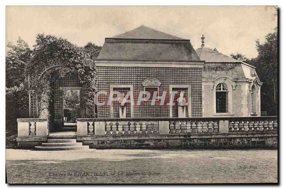 Schloss CHANTILLY — Das Haus der Sibylle — ND. Foto