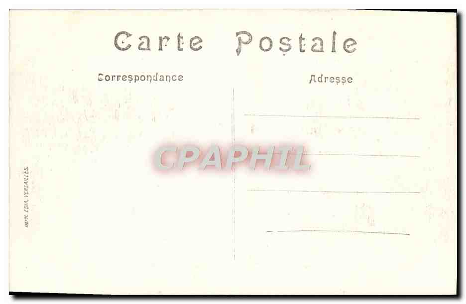 Parc de Versailles — Le Parterre de Latone, vu du Fer à Cheval — Éditeur : Éd. Versailles, n° 178 — Verso