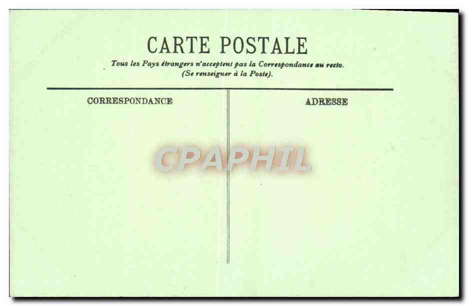 CPA Versailles Grand Trianon Cabinet de travail de Louis Philippe — Verso