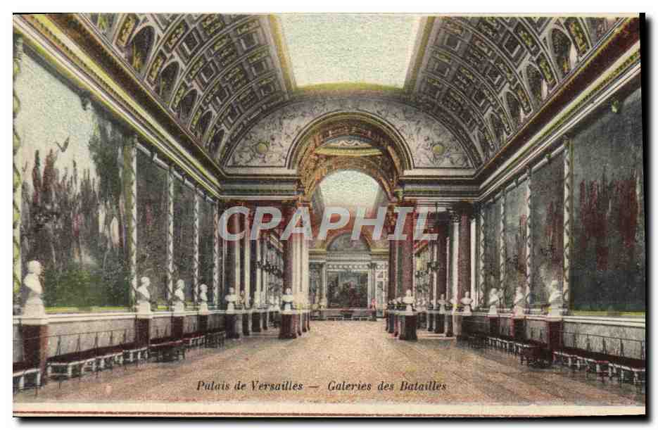 CPA Palais de Versailles Galeries des batailles