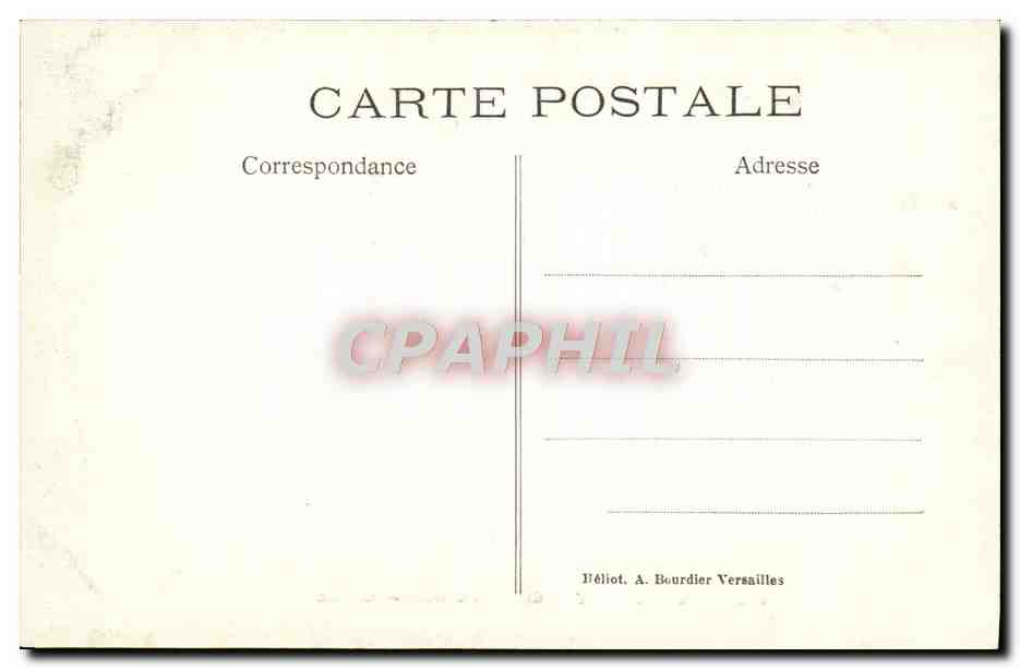 CPA Chantilly Chapelle Sainte Croix — Verso