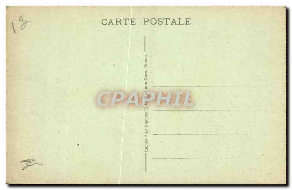 CPA Rouen Eglise Saint Ouen — Verso