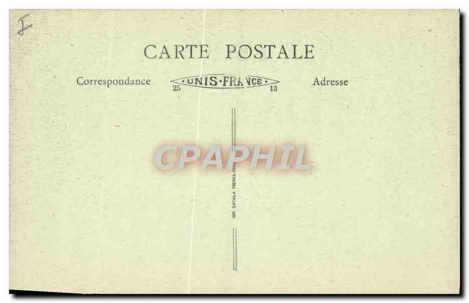 CPA Monastere de Sainte Marie de la Pierre qui Vire L'eglise — Verso