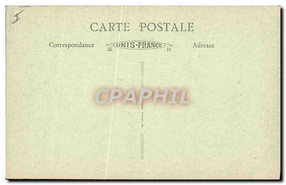 CPA Monastere de Sainte Marie de la Pierre qui Vire Trinquelin Sault de la Truite — Rückseite