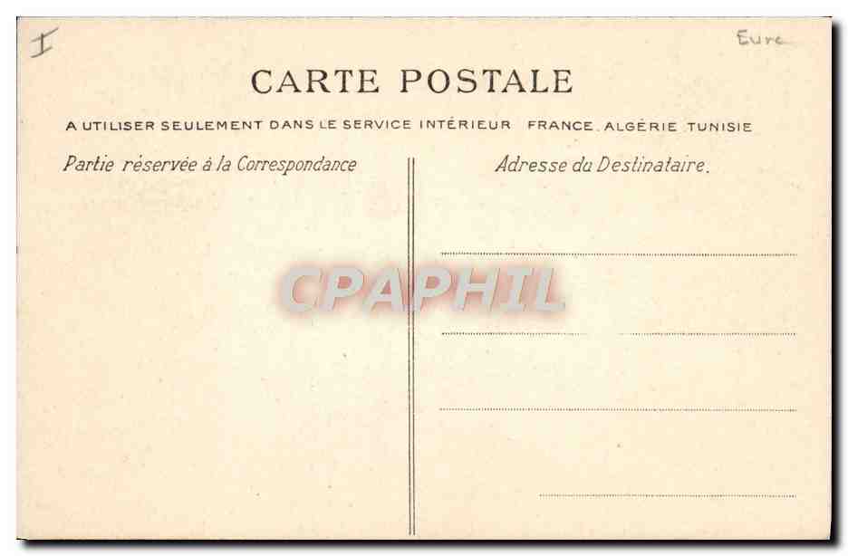 CPA Evreux La cathedrale cote de l'eveche — Rückseite