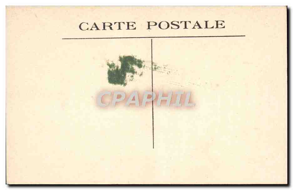 CPA Palais de Versailles Galerie des Glaces — Verso