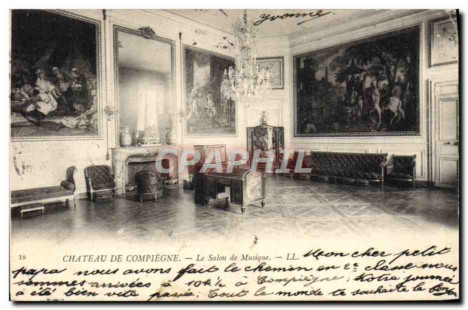 Château de Compiègne — Le Salon de Musique — LL