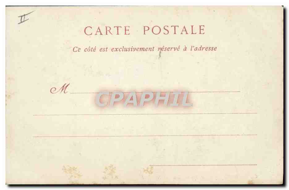 CPA Chateau de Compiegne Appartement — Verso