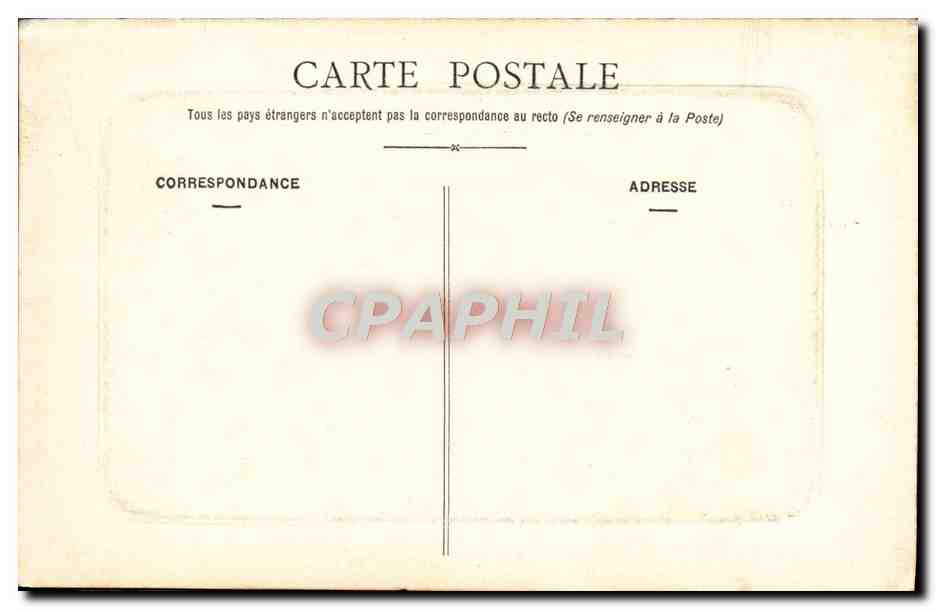 CPA Versailles Le chateau La galerie des Glaces — Back