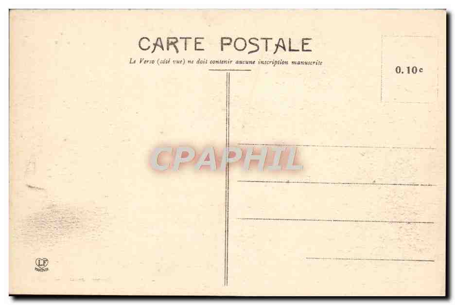CPA Biarritz Le rocher de la Vierge — Verso