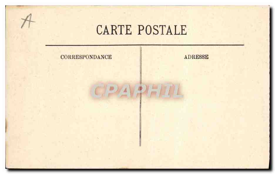 CPA Tours La gare — Rückseite
