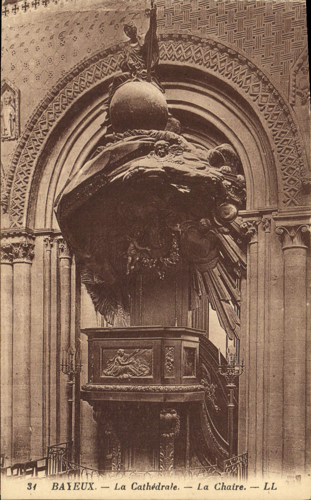 Bayeux — La Cathédrale — La Chaire — LL