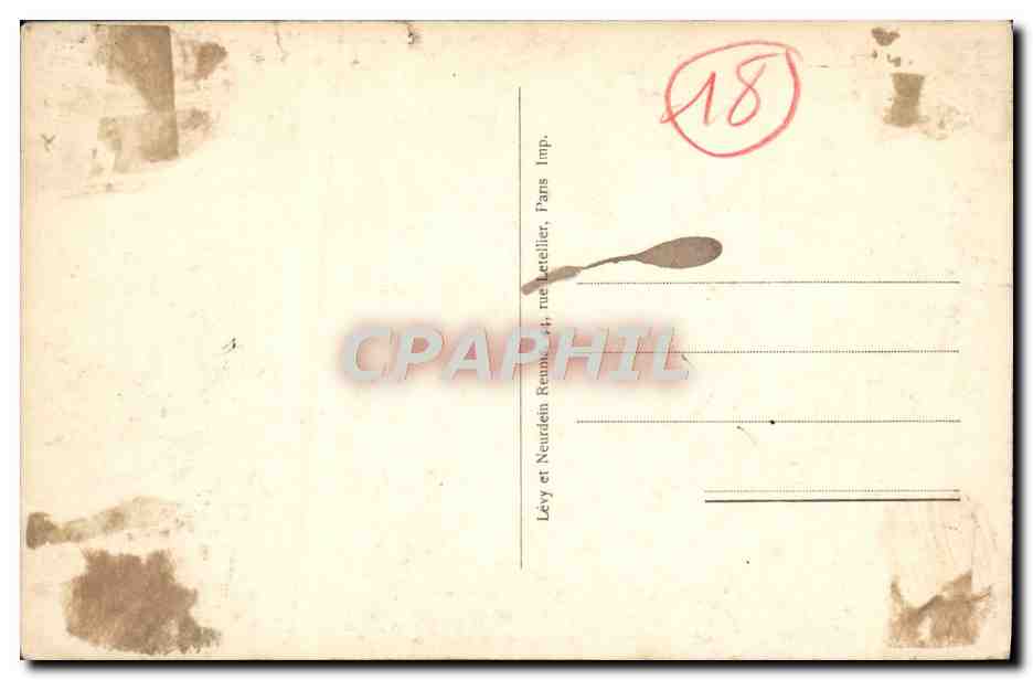 CPA Bourges La cathedrale Portail occidental — Verso