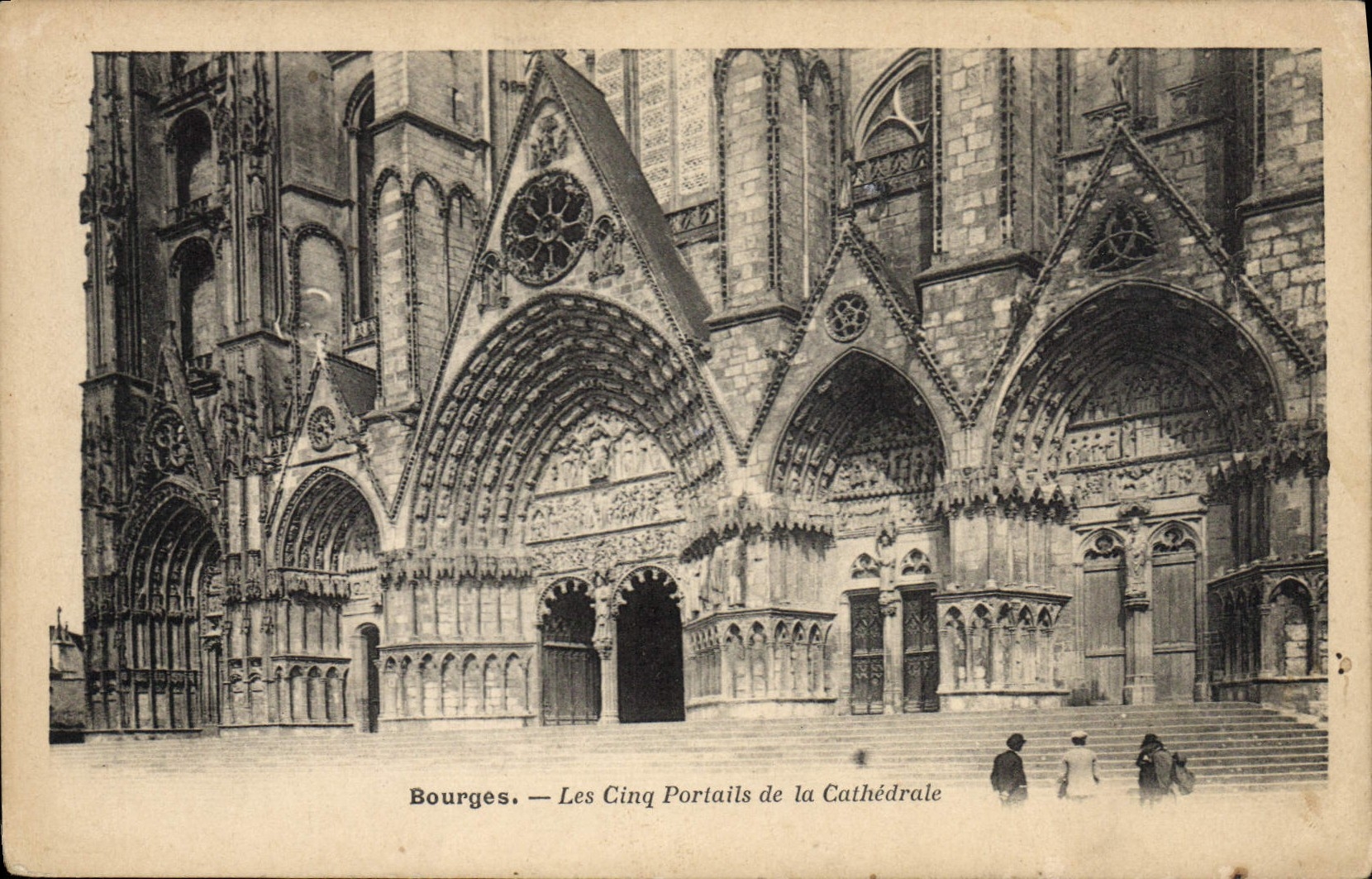 Bourges — Les Cinq Portails de la Cathédrale