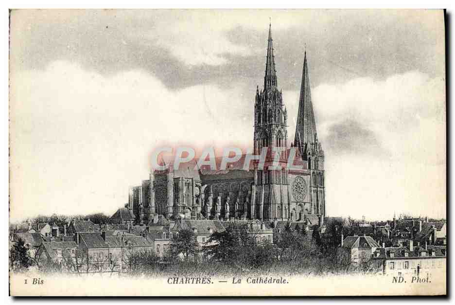 CPA Cathedrale de Chartres 
