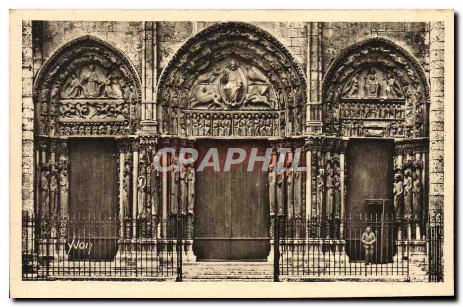 Chartres (Eure-et-Loir) — La Cathédrale - Le Grand Portail — Les Éditions d'Art YVON