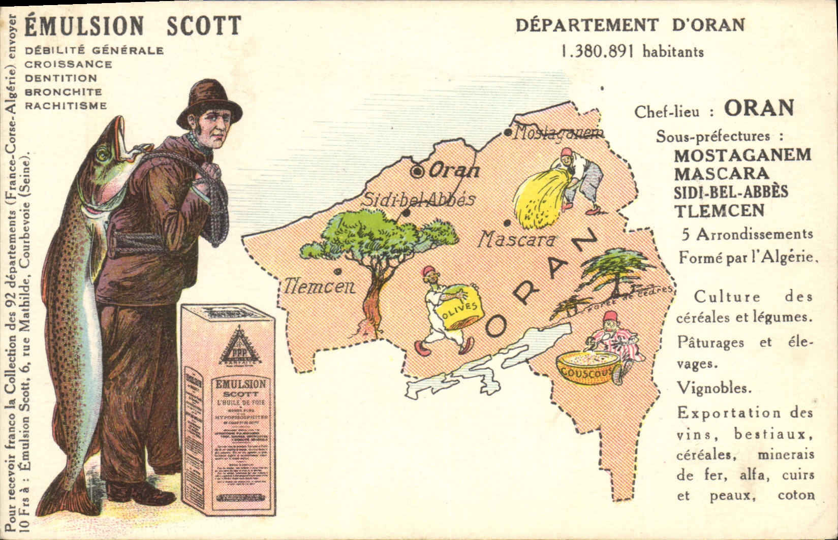 Departement Oran — Algerije — Emulsie Scott