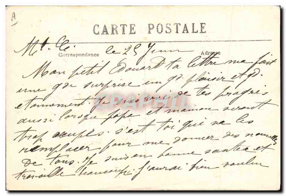 CPA Casse Cou imprevu Soldat Militaria Timbres — Rückseite