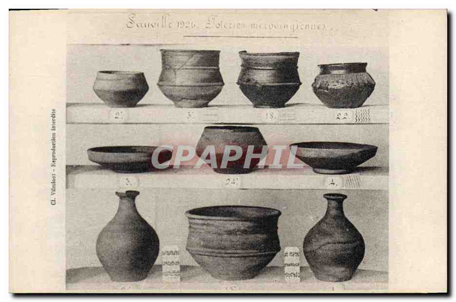 Sauvaille 1926 — Poteries mérovingiennes — CI Vilmant