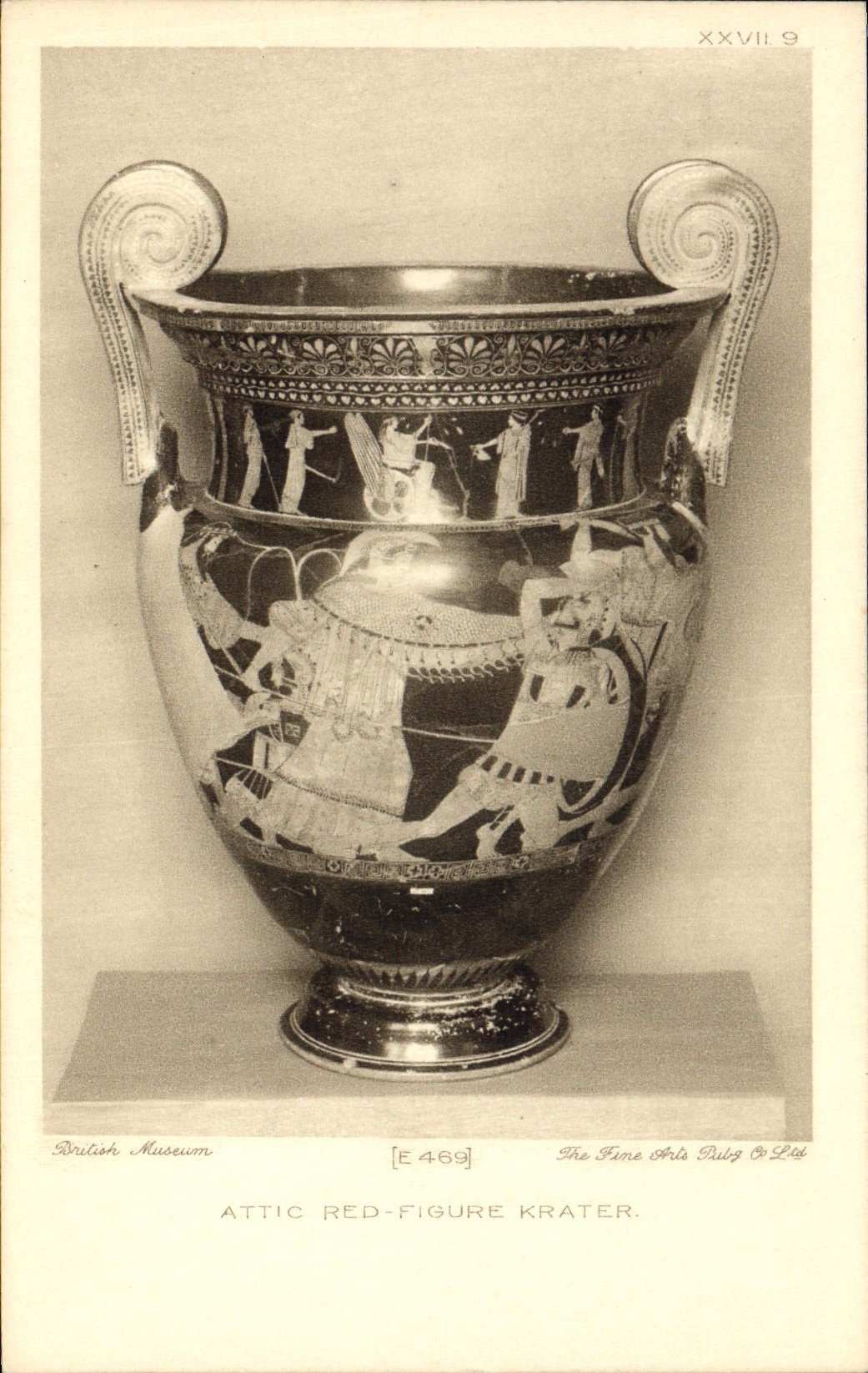 British Museum — Attic Red-Figure Krater [E 469] — The Fine Arts Pub Co Ltd