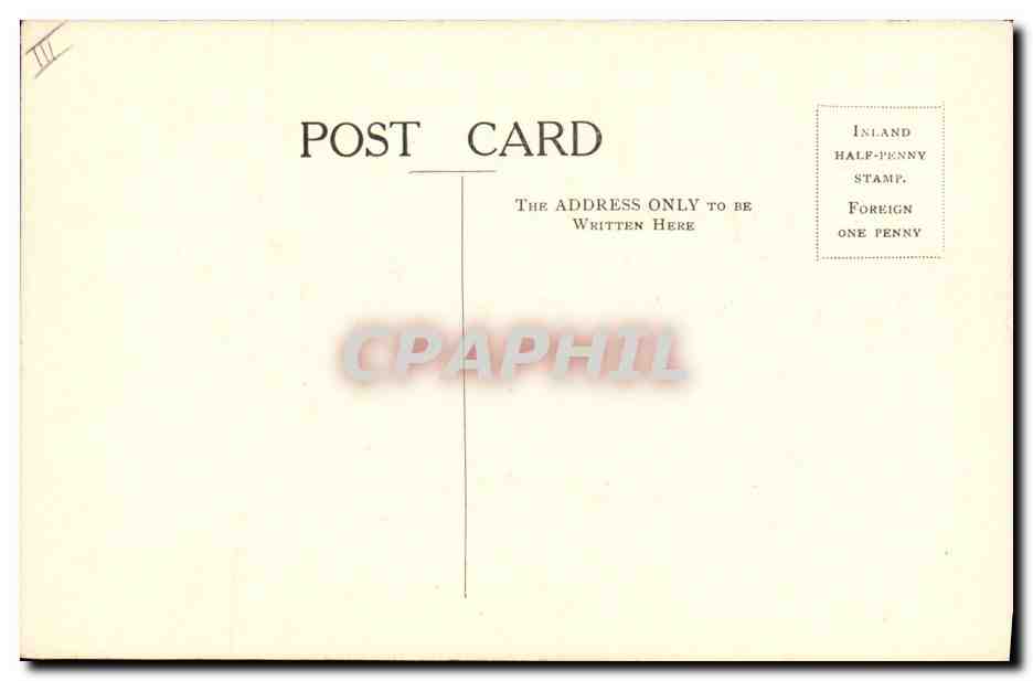 CPA Faience Faincerie British Museum London — Verso
