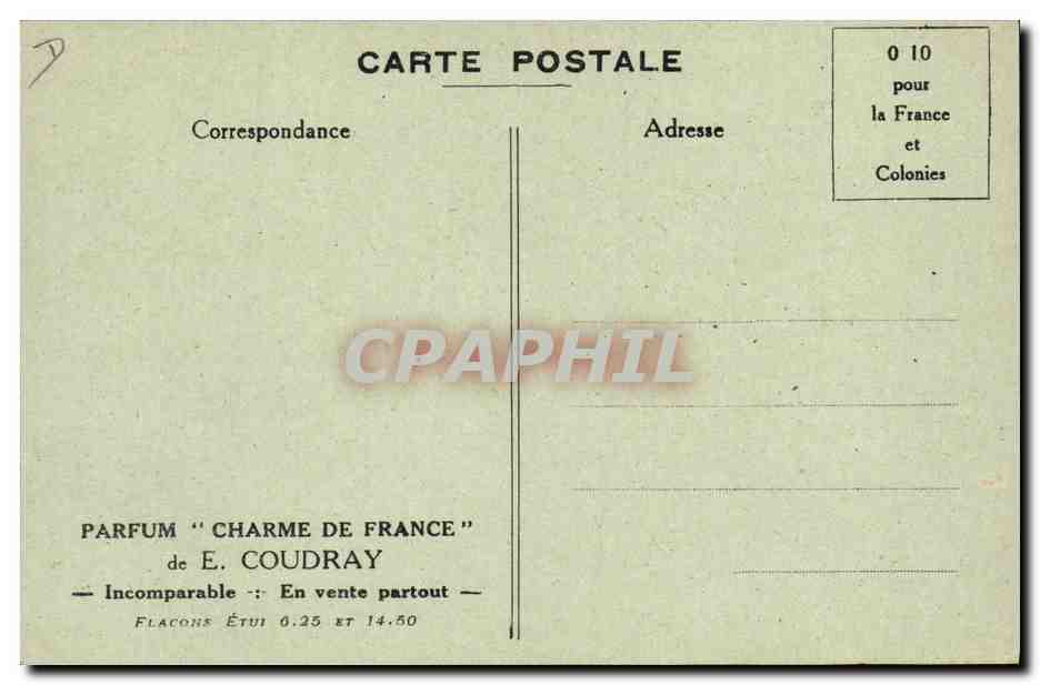 Cave aux préparations alcooliques — Parfumerie E. Coudray, Paris — Usine de St-Denis — Verso