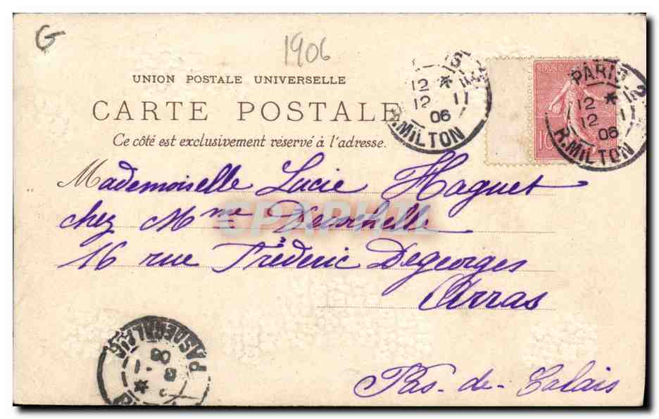 CPA Parfurmerie Parfum Hortensia Bleu Pinaud Paris Place Vendome TOP — Reverso
