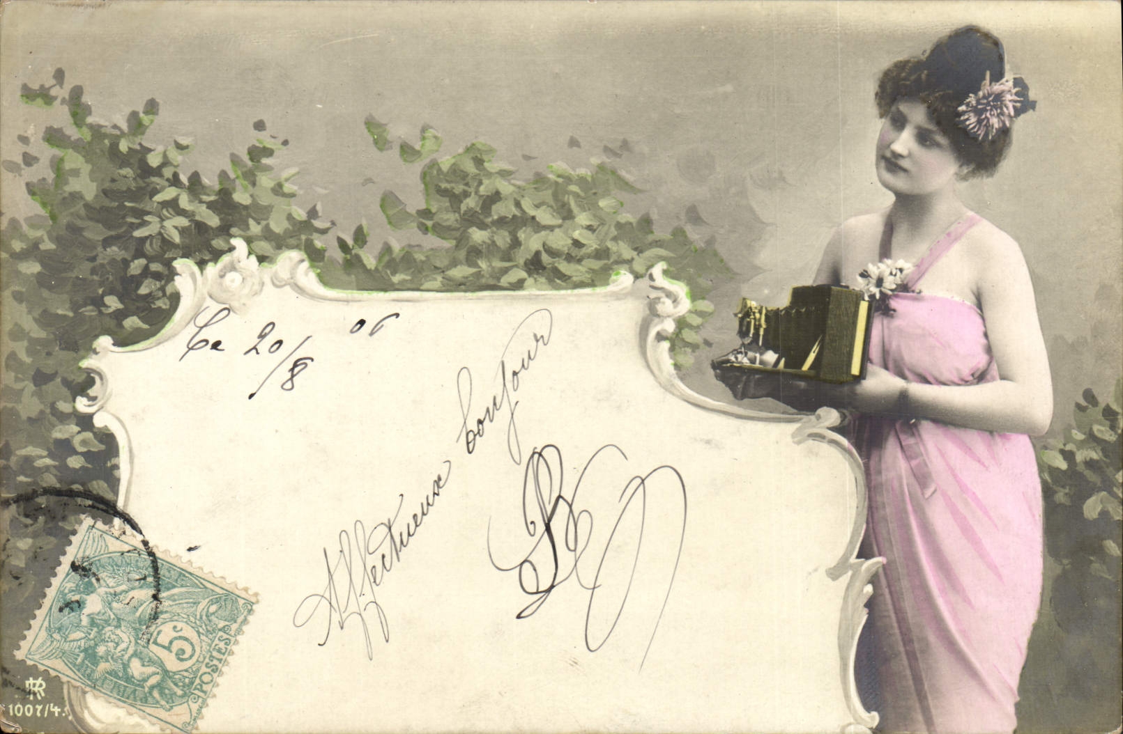 CPA Photographie Femme