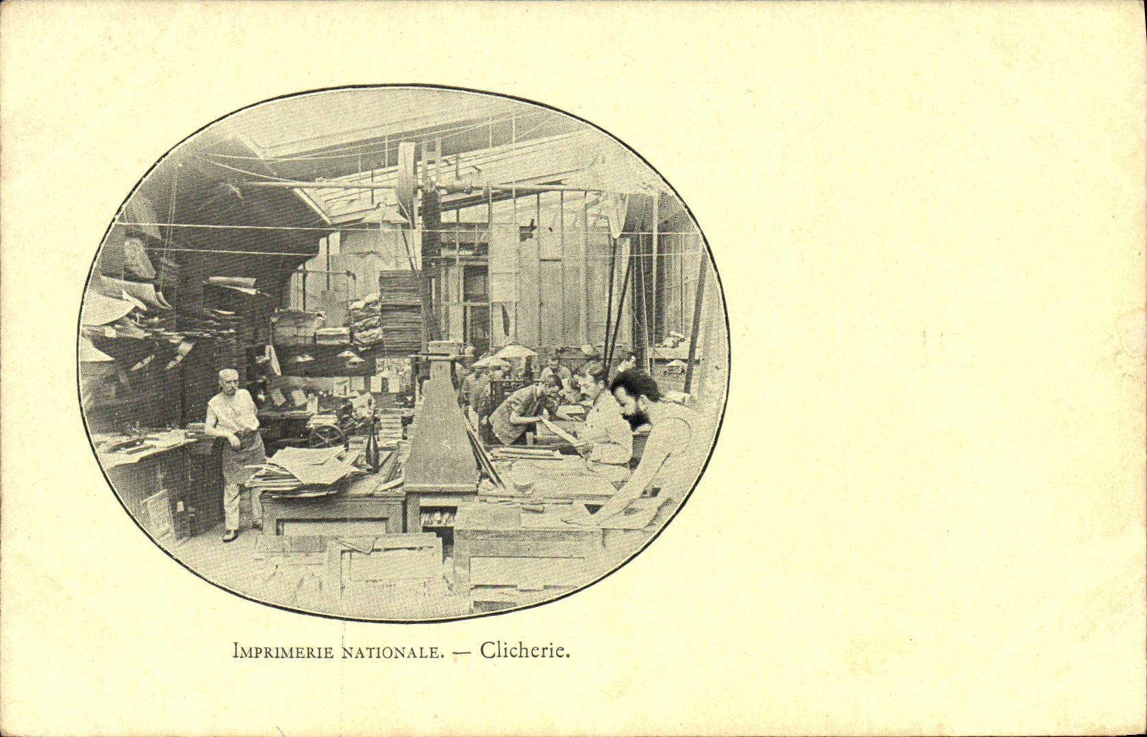 CPA Photographie Imprimerie nationale Clicherie