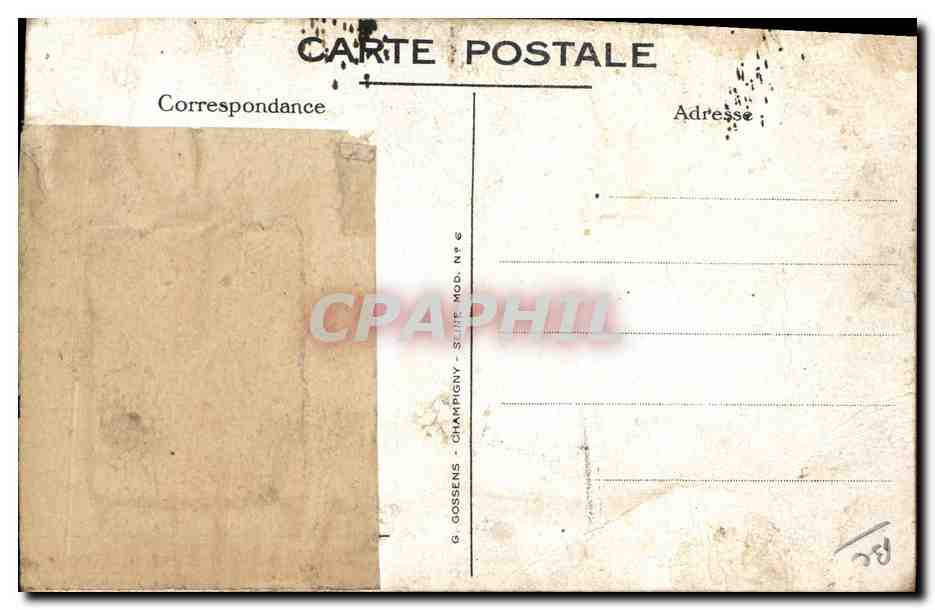 CPA Photographie Enfant Labour Semailles — Rückseite