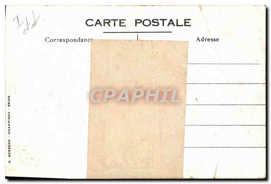 CPA Photographie Enfants Avion — Rückseite