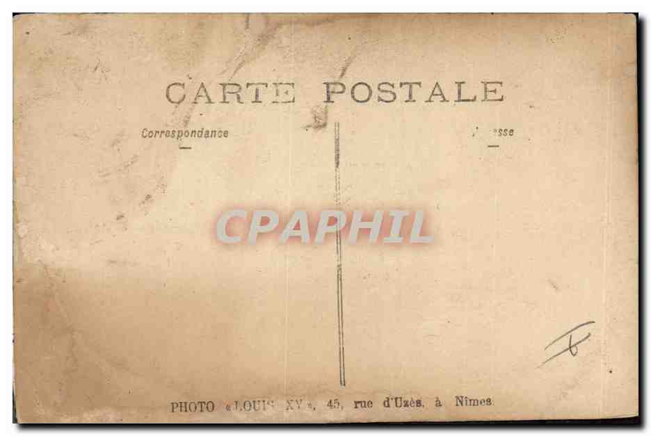CPA Photographie Homme Avion — Rückseite