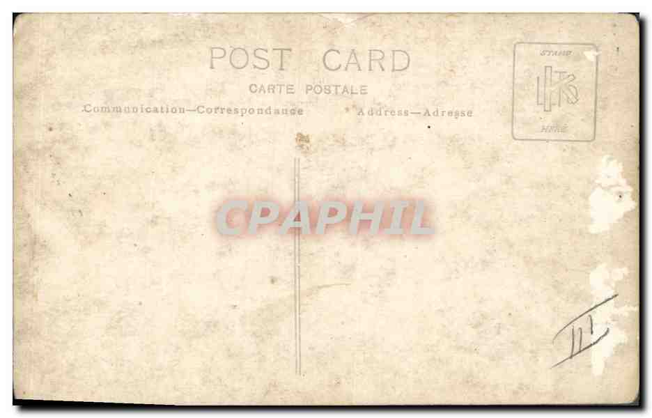 CPA Photographie Cormation Avion — Verso
