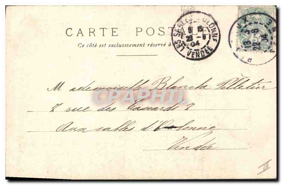 CPA Photographie Enfant — Verso