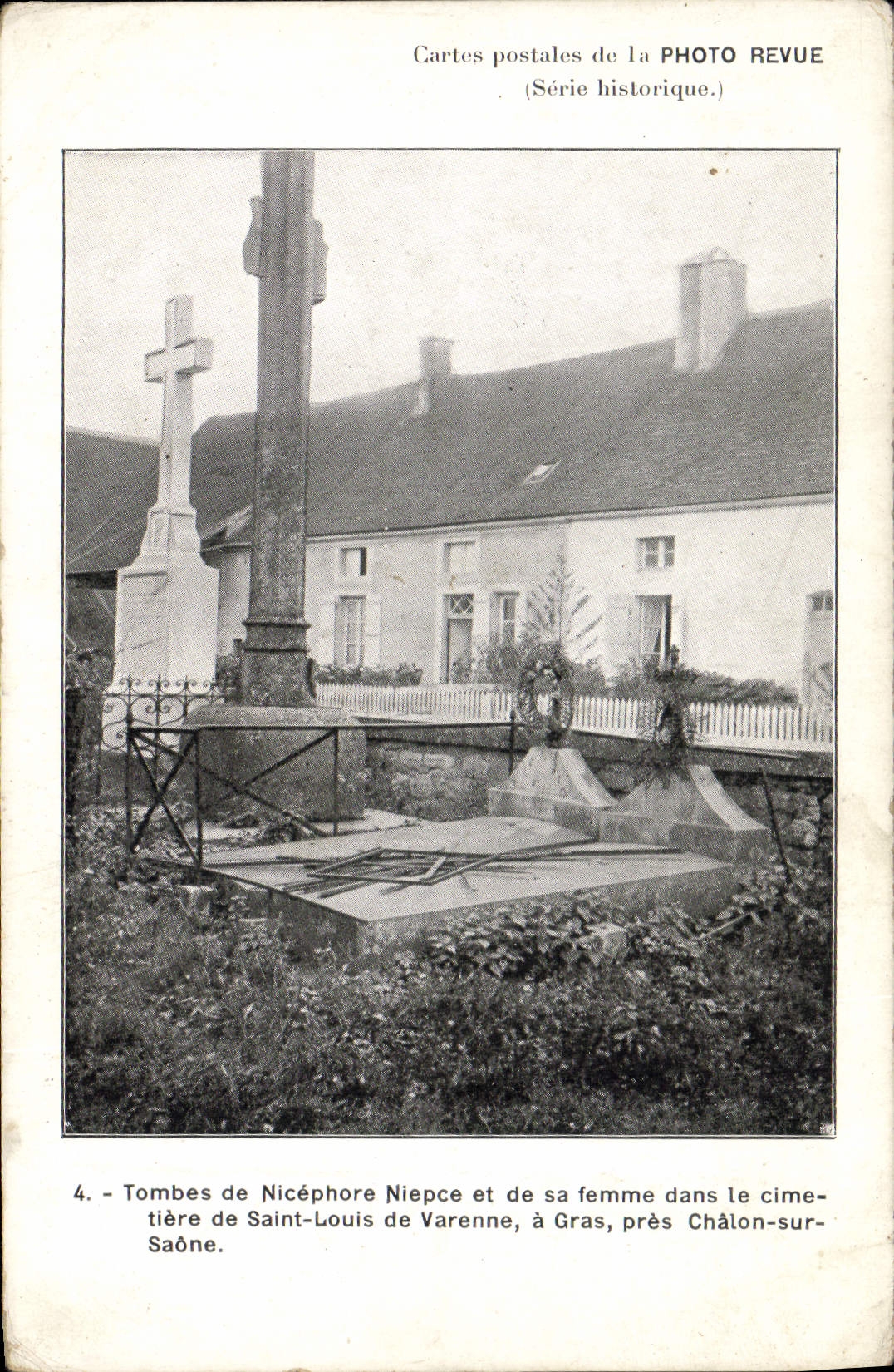 CPA Photographie Photo Revue Tombes de Nicephore Niepce Saint Louis de Varenne a Gras pres Chalons sur Saone