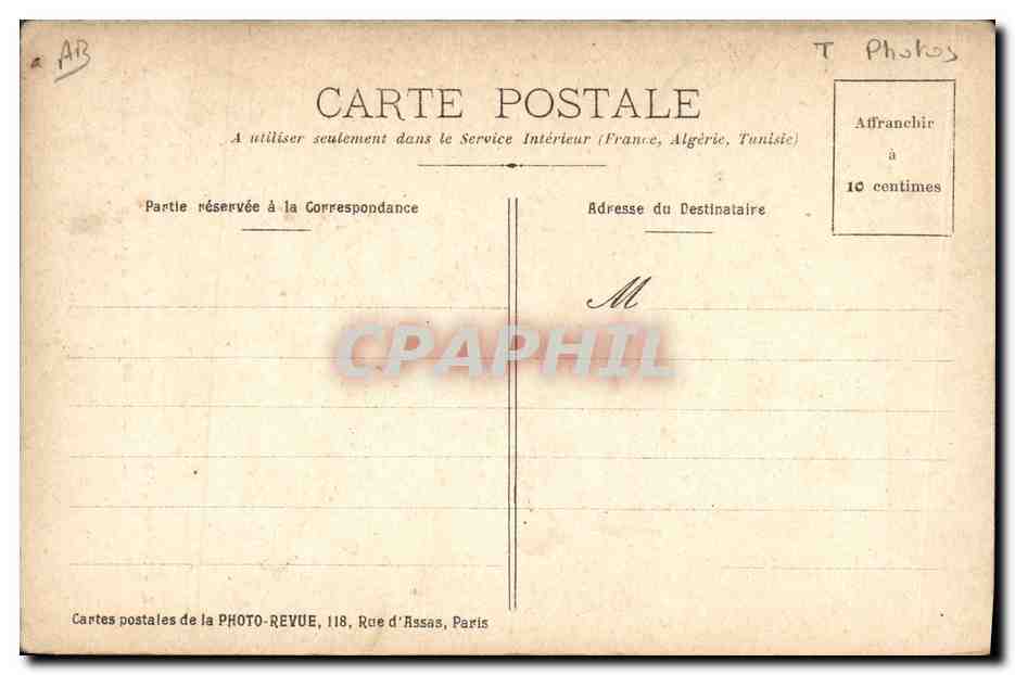 CPA Photographie Photo Revue Tombes de Nicephore Niepce Saint Louis de Varenne a Gras pres Chalons sur Saone — Rückseite