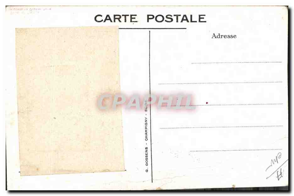 CPA Photographie Enfant — Rückseite