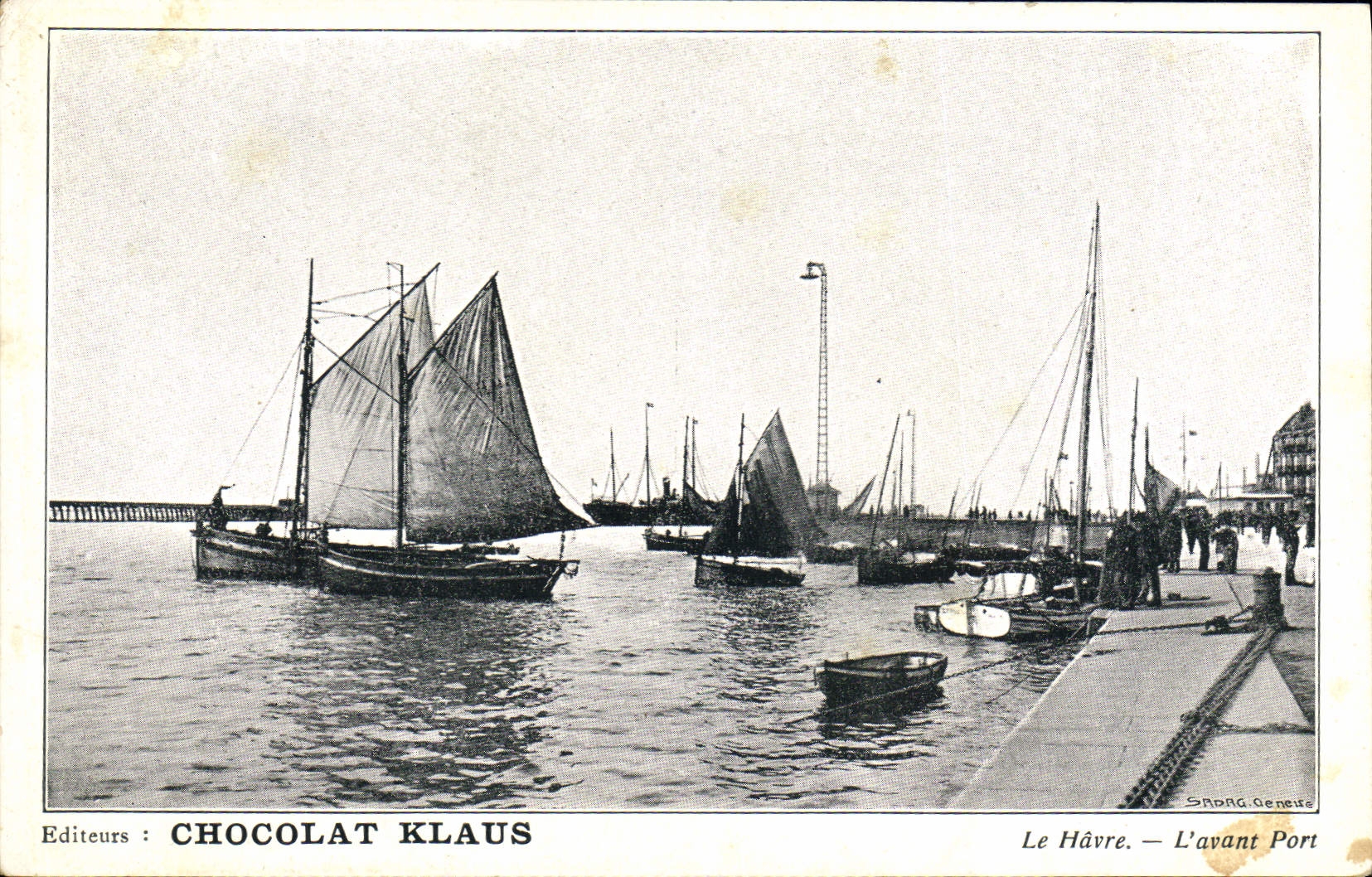 Le Havre — L'avant Port — Editeurs : CHOCOLAT KLAUS