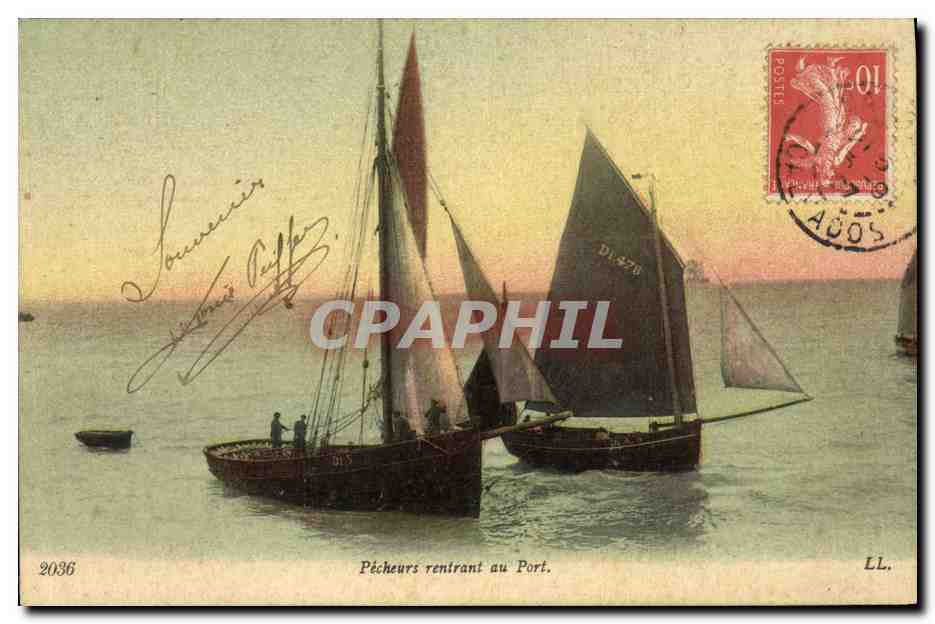 Pêcheurs rentrant au Port — LL. — n° 2036