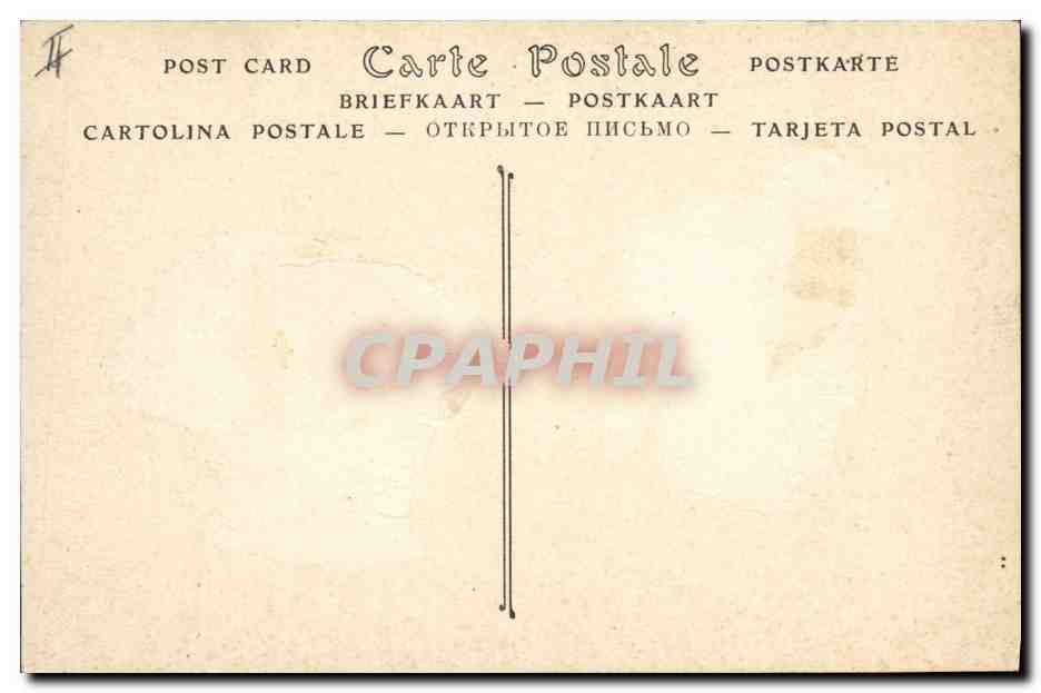 CPA Bateau de peche Menton la vieille ville et le port  — Verso