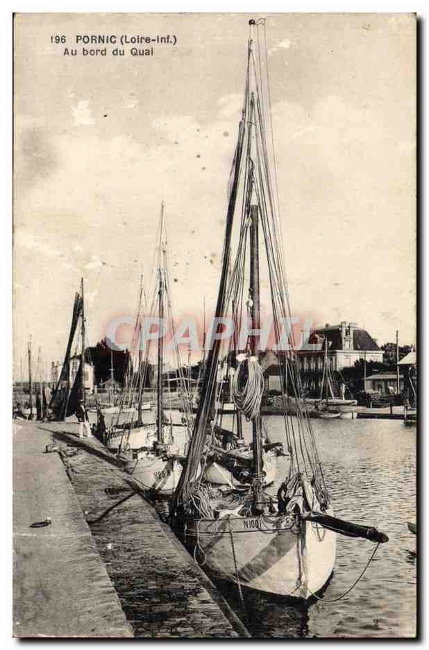 Pornic (Loire-Inf.) — Au bord du Qual — F. Chapeau, Nantes