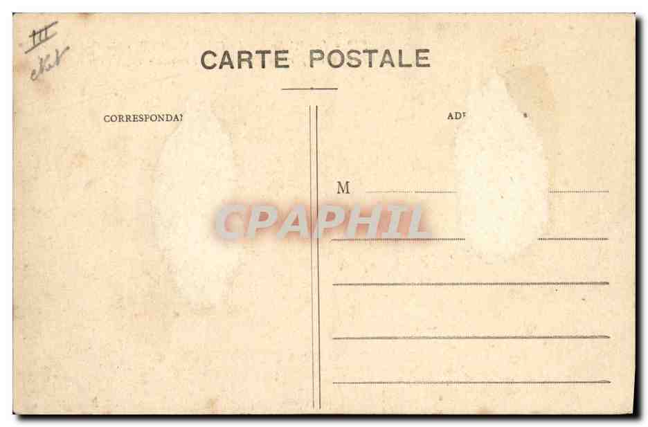 Los Pescadores del CAP NÈGRE, cerca de Cavalière — Ferrocarril del Sur de Francia — Línea del Litoral — A. Bougault n°312 — Reverso