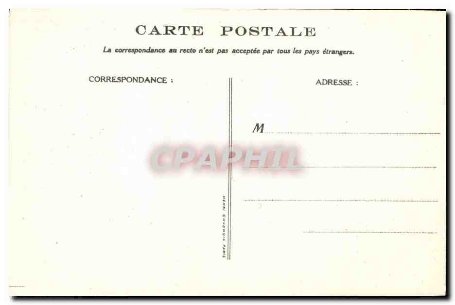 CPA Fantaisie Illustrateur Poulbot Victor Hugo Les Miserables La petite fille toute seule — Rückseite