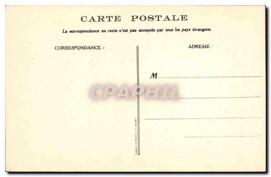 CPA Fantaisie Illustrateur Poulbot Victor Hugo Les Miserables La petite fille toute seule — Rückseite