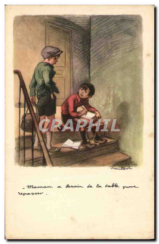 CPA Fantaisie Illustrateur Poulbot 