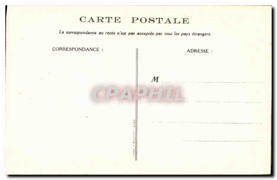 CPA Fantaisie Illustrateur Poulbot Victor Hugo Les Miserables Gavoche Elephant Napoleon — Verso