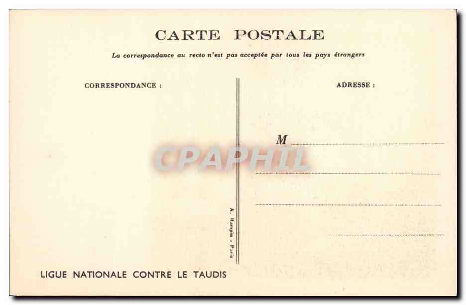 CPA Fantaisie Illustrateur Poulbot  — Verso